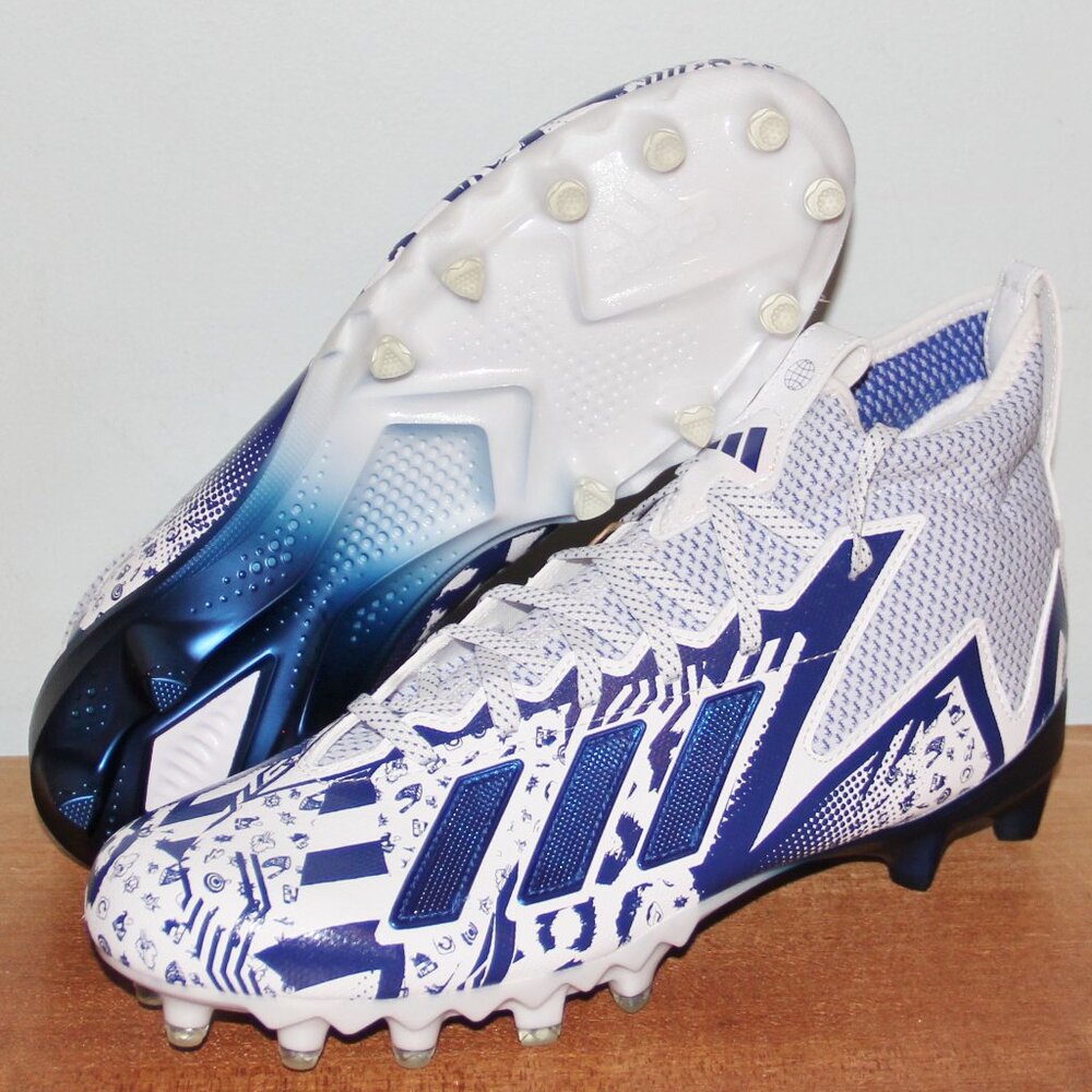 Adidas Freak 23 7v7 SMU Football Cleats Mens 12 White Royal Blue